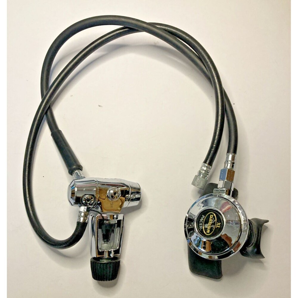Dacor Pacer XL 2nd Stage Regulator 950 1st Stage Scuba Diving Yoke Vintage
